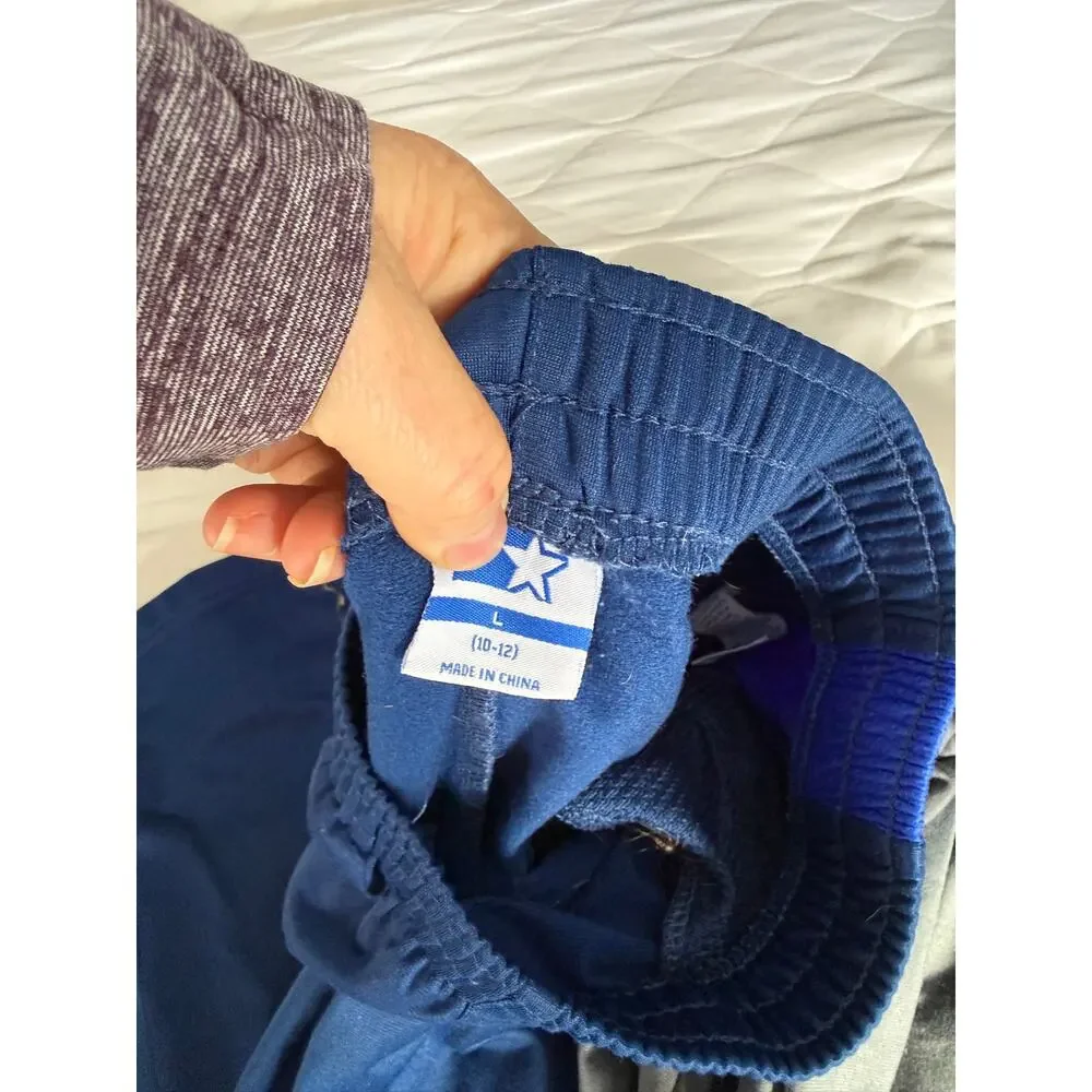 starter grey blue pants 10/12